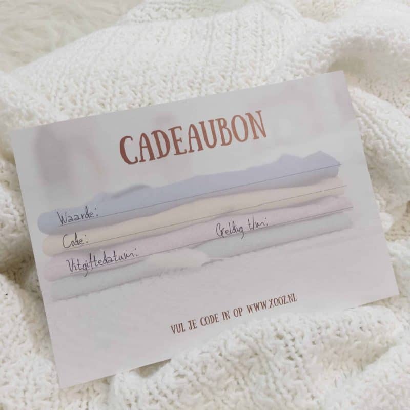 Kraamcadeau Kraamkado Cadeaubon Kadobon Babyshower Cadeautje