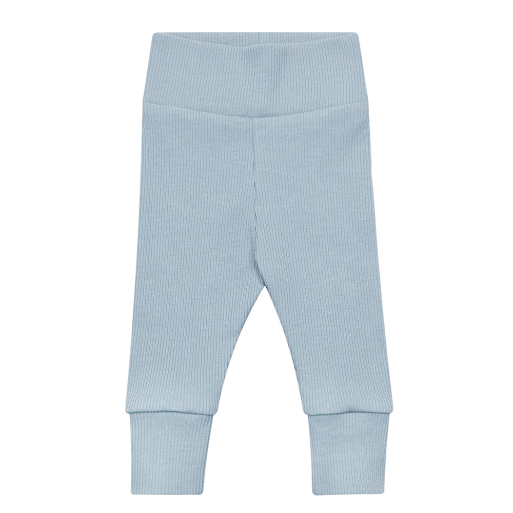 Legging Rib Licht Blauw Babybroekje Jeans Babyblauw Handgemaakt Babylegging