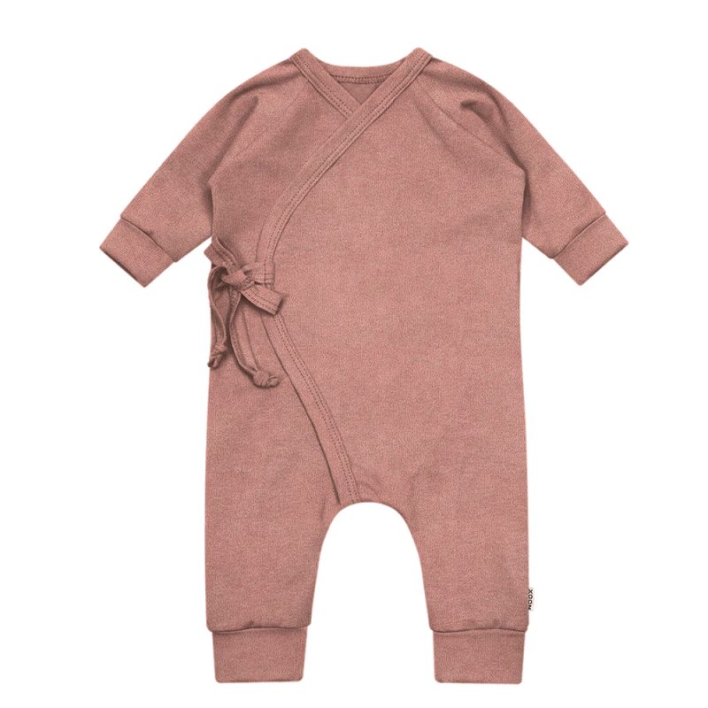 Overslag Boxpakje Badstof Klei Roze Wikkelpakje Newborn Terry Eerste Geboortepakje Clay Pink