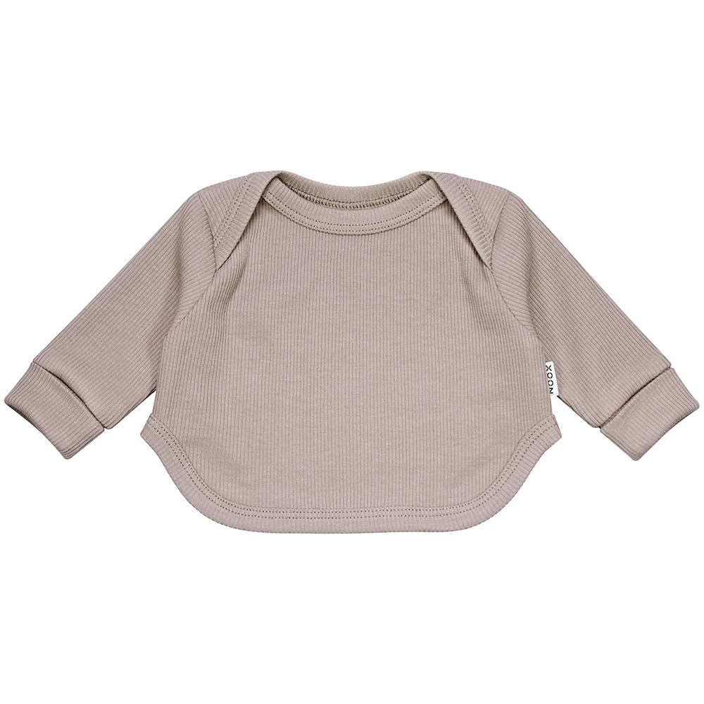 Comfy Shirtje Rib Taupe Spreidbroek Pavlik Bandage Harnas Heupdysplasie Handgemaakt