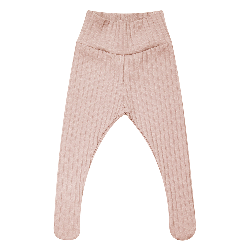 Maillot Brede Rib Zacht Roze Nude Babymaillot Handgemaakt Strakke Maillot Babykleding