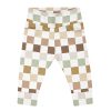 Legging Blokjes Ruiten Boho babybroekje Handgemaakt Newborn Kleertjes Babykleding