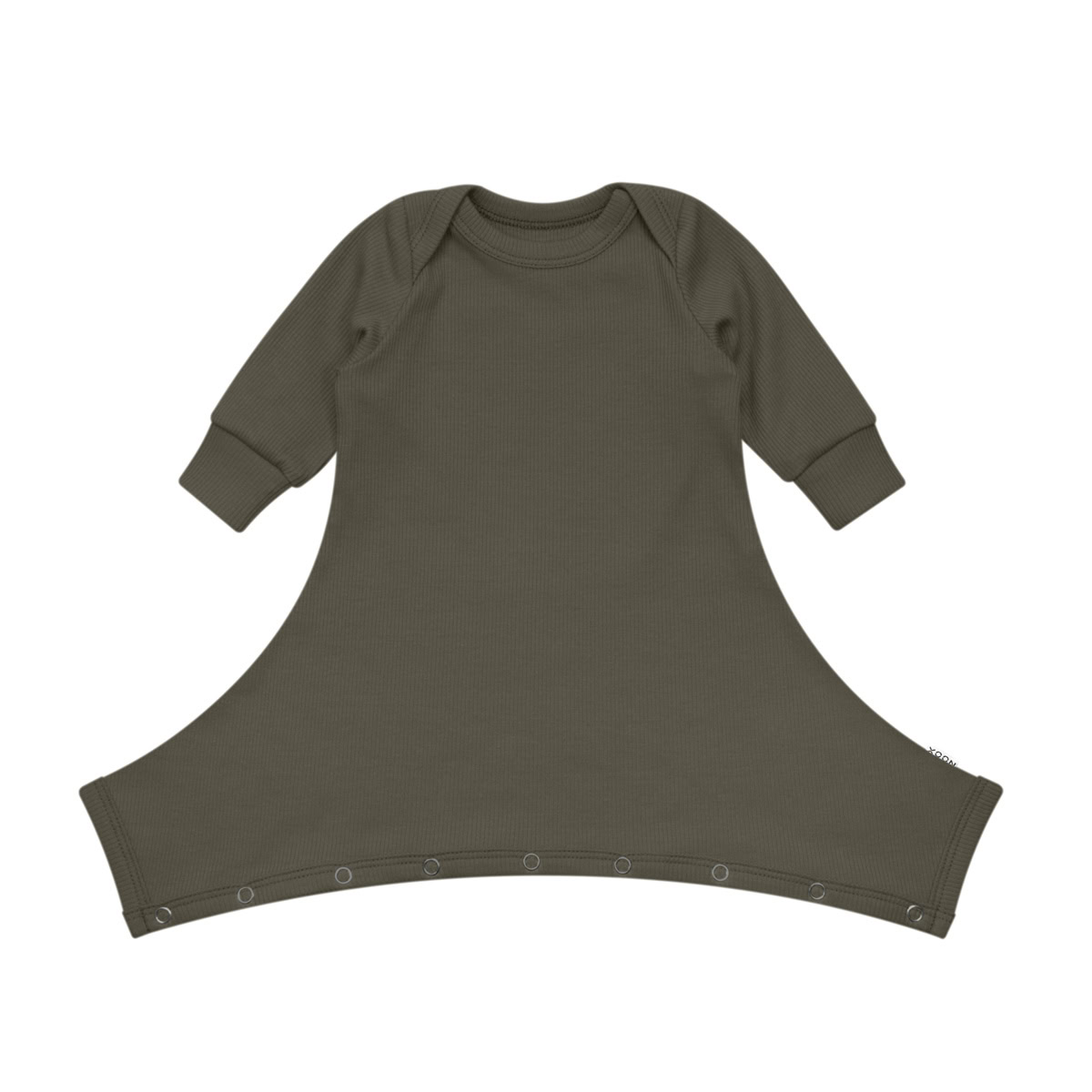 pavlik-boxpakje-rib-donker-groen-onesie-heupdysplasie-babypakje-heupafwijking-handgemaakt