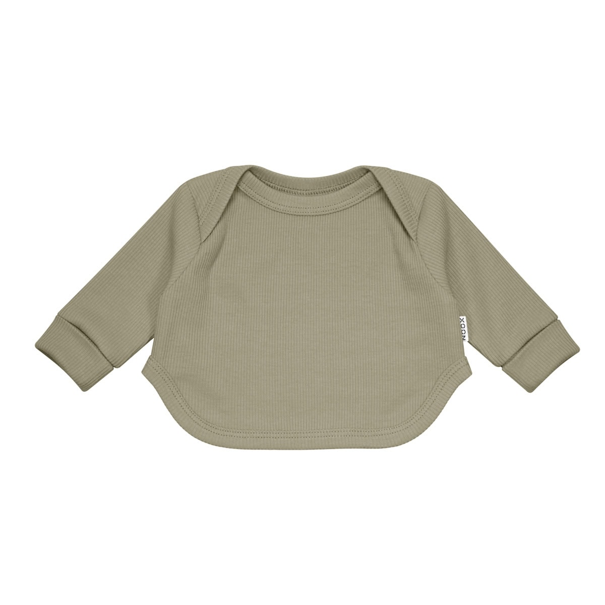 Pavlik Shirt | Rib Olijf speciaal shirtje voor over de pavlik bandage