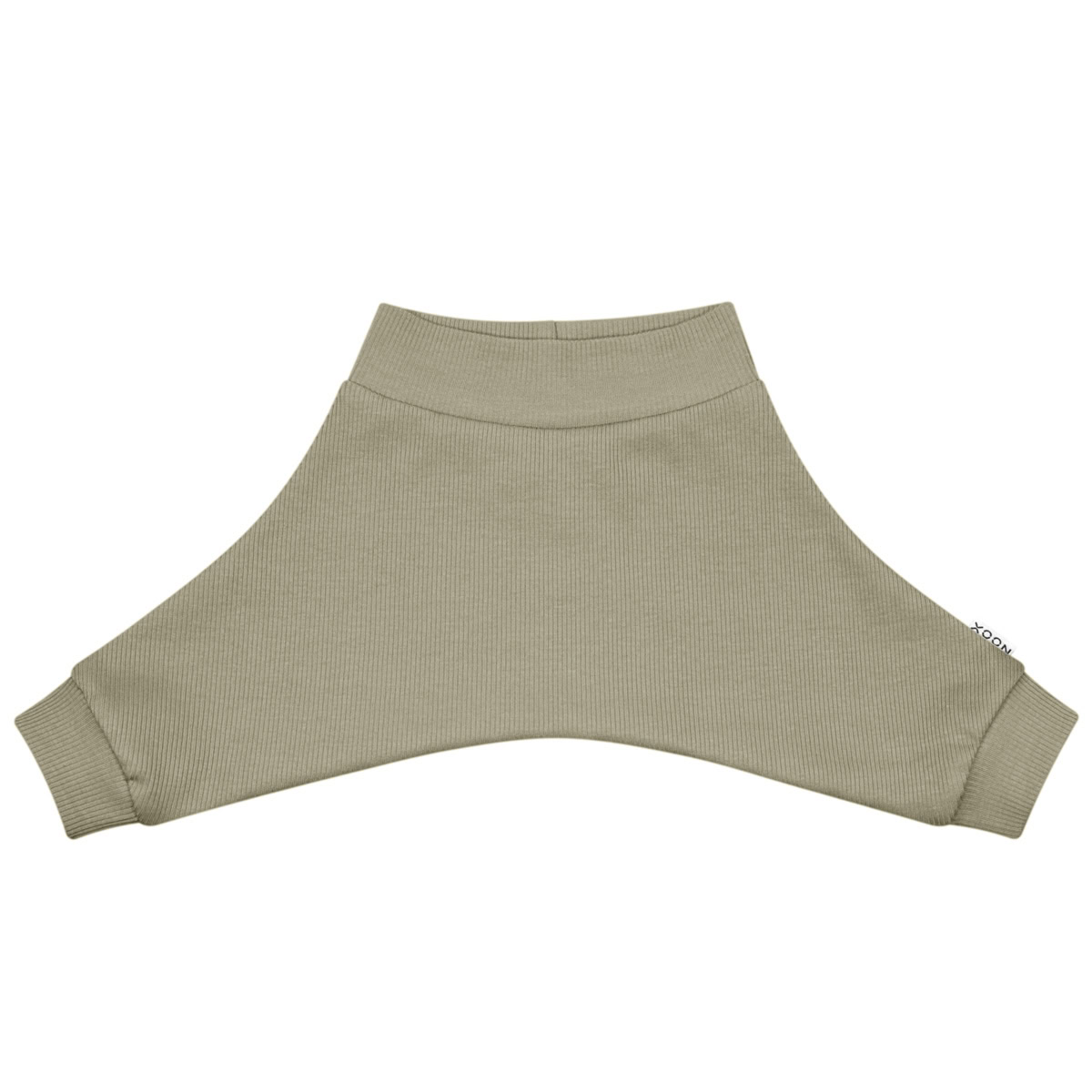 Pavlik Broekje | Rib Olijf Groen spreidbroekje-rib-olijf-pavlik-bandage-heupdysplasie-campspreider-spreidbroekkleding
