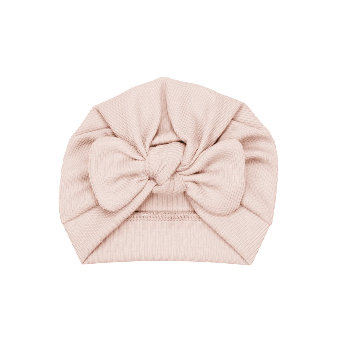 Tulband Mutsje | Rib Zacht Roze tulband-mutsje-rib-zacht-roze-turban-handgemaakt-accessoire