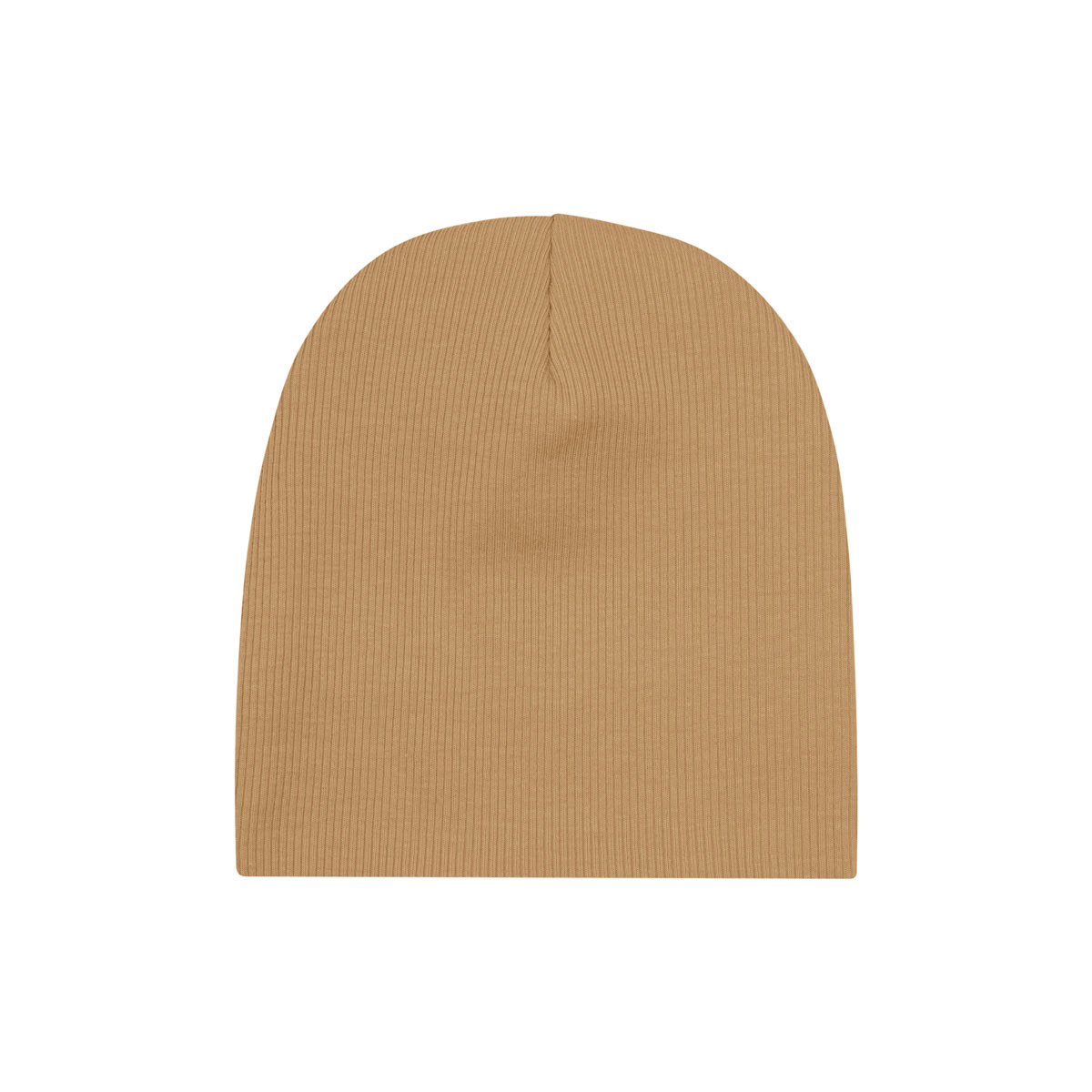 beanie-mutsje-rib-camel-babyaccessoire-babymuts-heupdysplasie-kleding-handgemaakt-ribmutsje-ribbeanie