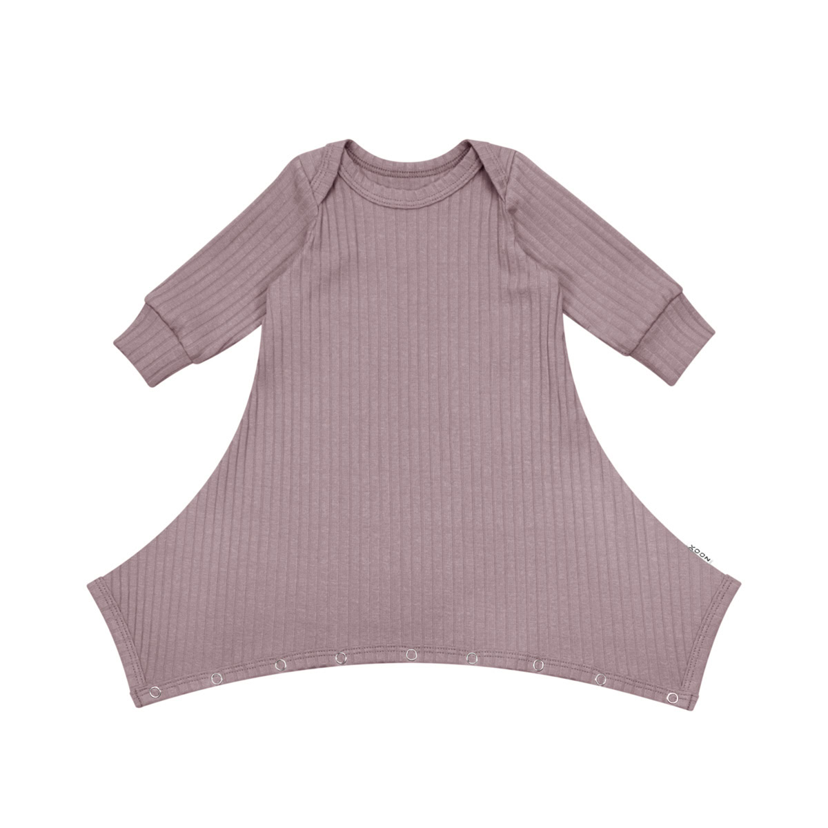 gips-boxpakje-brede-rib-mauve-onesie-heupdysplasie-gipsbroek-spica-cast-heupluxatie-heupafwijking-handgemaakt