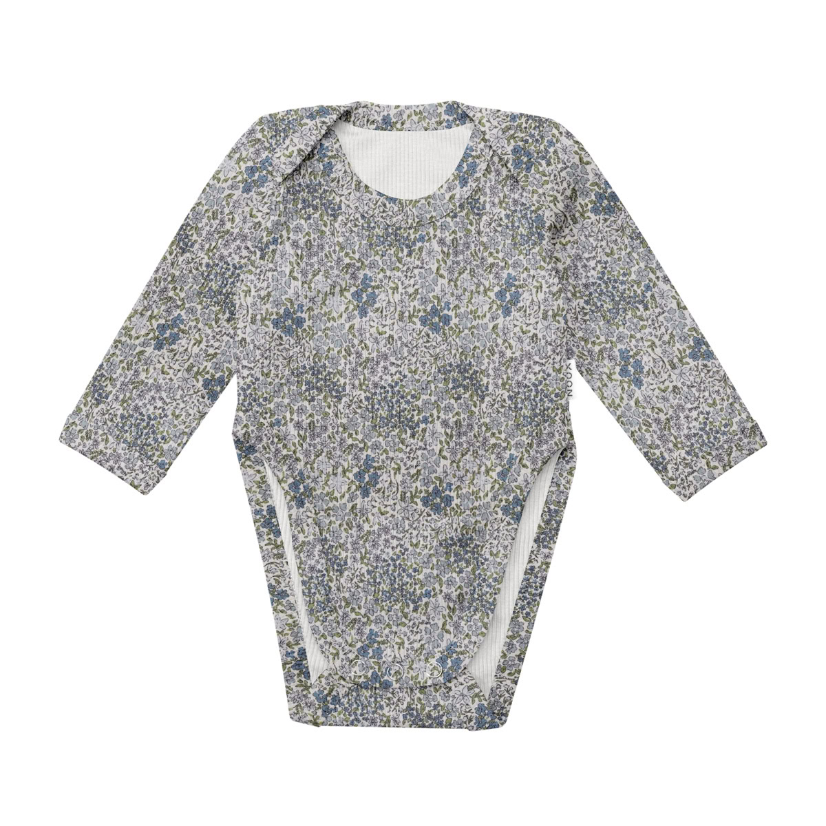 romper-smalle-rib-blauwe-bloemetjes-heupdysplasie-hoge-uitsnede-pavlik-bandage-gipsbroek-spreidbroek-heupafwijking-handgemaakt