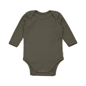 handgemaakte romper van katoenen ribtricot