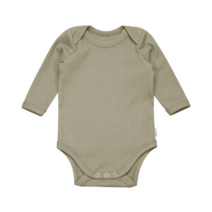 handgemaakte romper van katoenen ribtricot