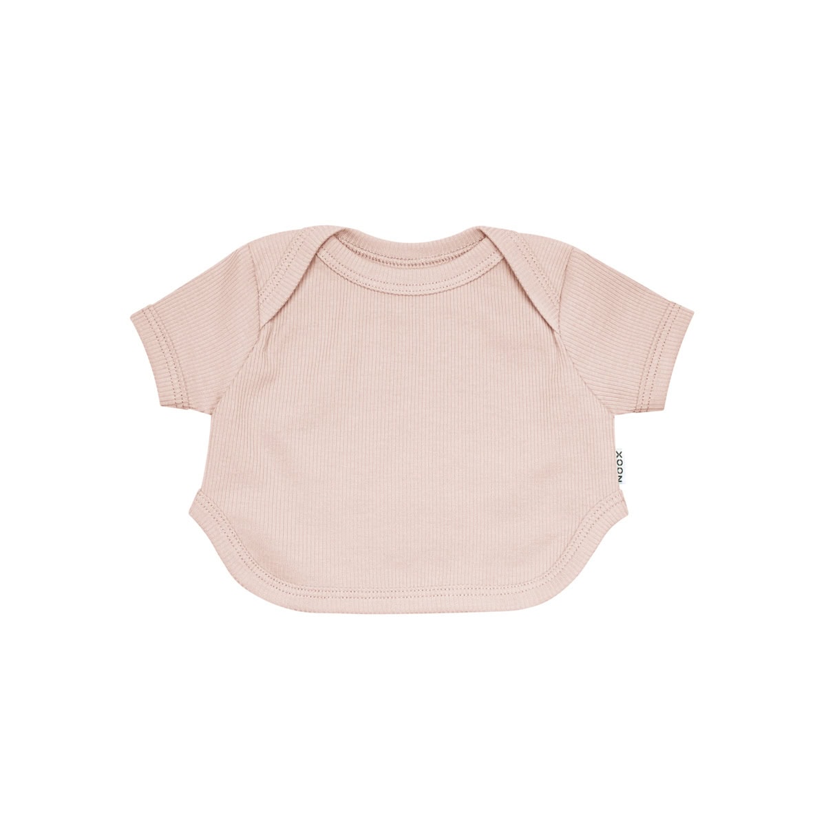 Pavlik T-shirt | Rib Roze shirtje met korte mouwen voor over de pavlik bandage