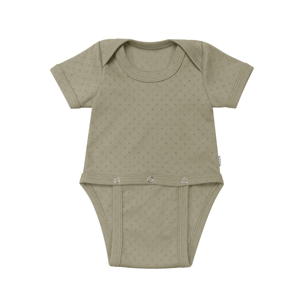Speciale handgemaakte romper met korte mouwen voor baby's met een gipsbroek.