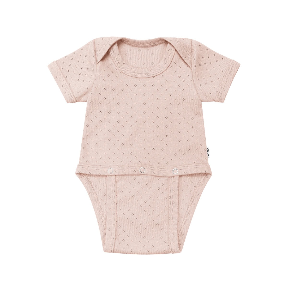 Speciale handgemaakte romper met korte mouwen voor baby's met een gipsbroek.