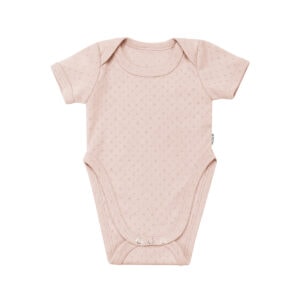 Speciale handgemaakte romper met korte mouwen voor baby's met een Pavlik bandage.