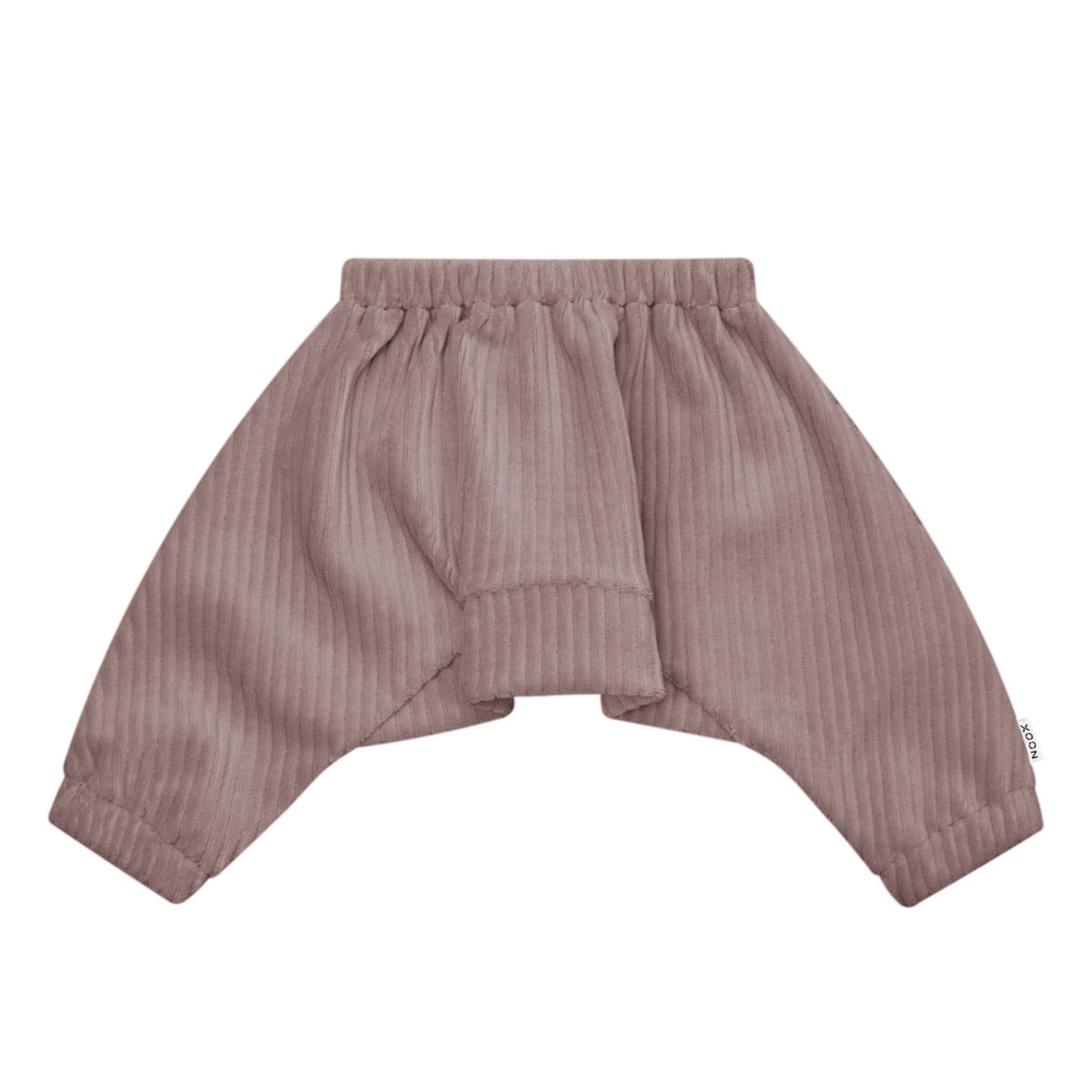 Broekje speciaal voor kinderen met een Pavlik bandage spreidbroek in de kleur donkermauve