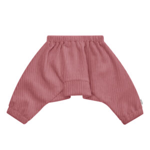 Broekje speciaal voor kinderen met een Pavlik bandage spreidbroek in de kleur bessenroze