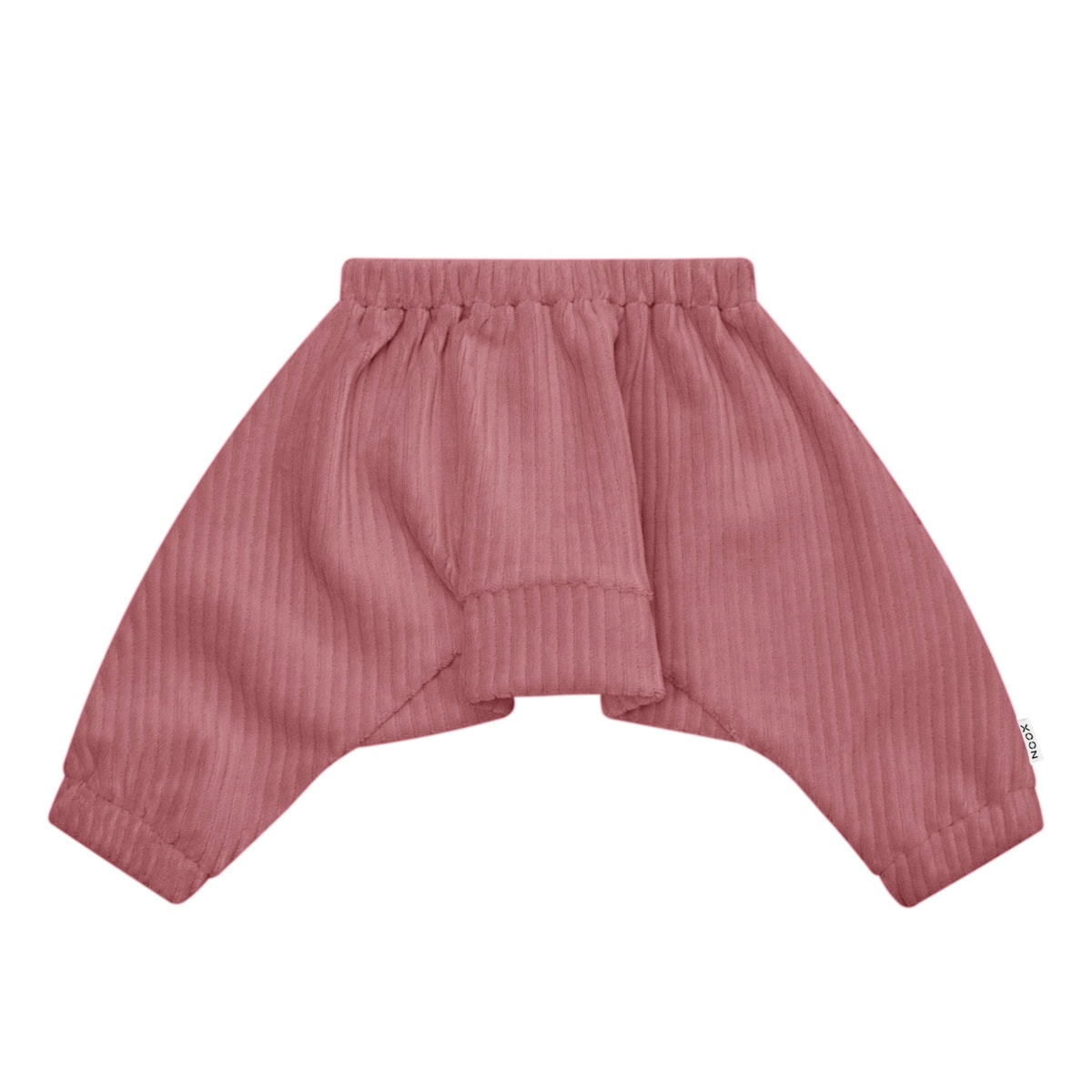 Broekje speciaal voor kinderen met een Pavlik bandage spreidbroek in de kleur bessenroze