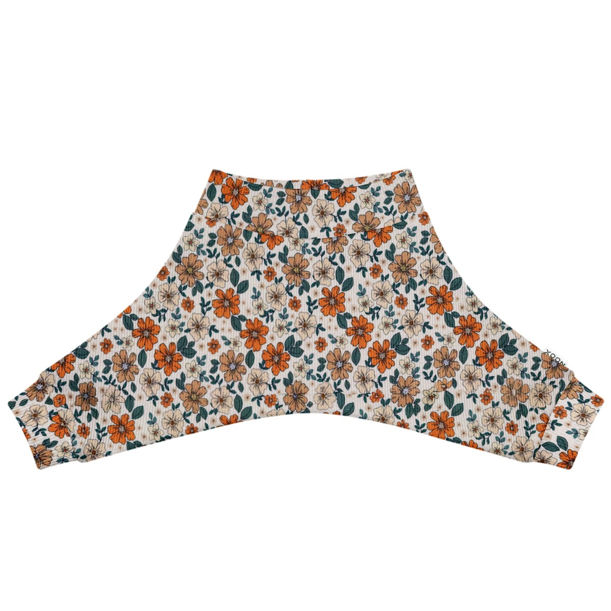 Spreidbroekje met bloemenprint voor over de Pavlik bandage bij heupdysplasie