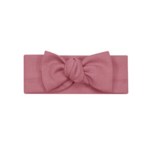 Baby haarband van smalle ribstof