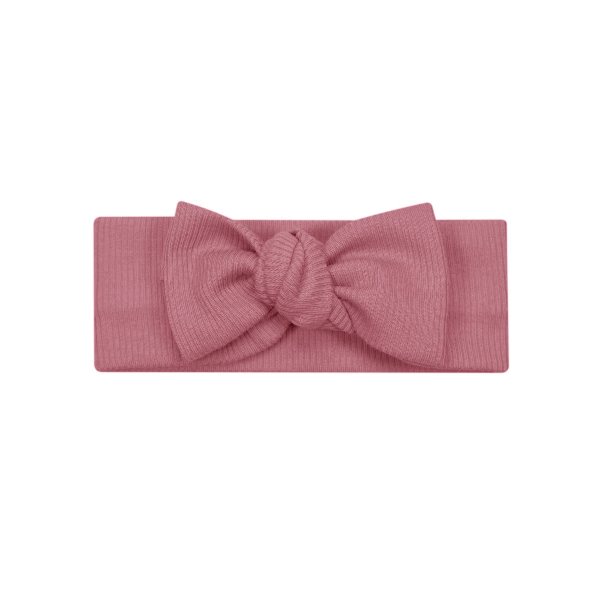 Baby haarband van smalle ribstof